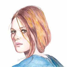 Retrato. Un proyecto de Diseño e Ilustración tradicional de Rosa García - 05.11.2017