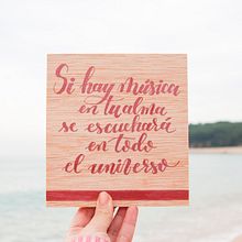 Lettering in wood. Arts, Crafts, and Lettering project by Alba Luis Riera - 11.05.2017