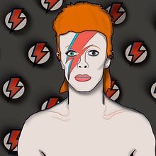 Bowie. Un progetto di Illustrazione tradizionale di Cristina Vicente Baena - 06.11.2017