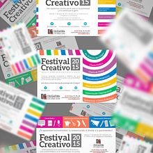 Festival Creativo. Un projet de Direction artistique, Design graphique , et Scénographie de Jairo Alzate - 27.03.2017