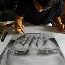 Mi mejor logro de perseverancia personal - Dibujo hiperrealista ¡A punto de lograrlo!. Un progetto di Belle arti di Juan Diego González - 05.11.2017