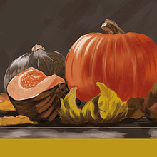 Estudio de color Calabazas. Traditional illustration project by Miguel Sánchez - 11.07.2017