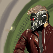 Starlord. Traditional illustration project by Miguel Sánchez - 11.07.2017