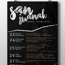 San Juanak 2017. Un proyecto de Diseño, Diseño editorial, Diseño gráfico, Eventos, Marketing y Publicidad de Leire Etxarte - 20.06.2017