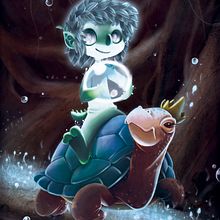 El Agua de la Vida | Doñana es arte. Un proyecto de Ilustración tradicional de Ana del Valle Seoane - 19.10.2017