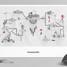 ATRAPASUEÑOS: Ilustración Ein Projekt aus dem Bereich Grafikdesign, Traditionelle Illustration, Vektorillustration, Br, ing und Identität, Kunstleitung und Werbung von Bárbara Pérez Muñoz - 08.11.2017