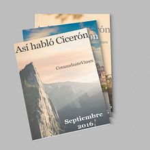 Maquetación de 'Así Habló Cicerón'. Editorial Design & Information Design project by Cristina Coll Fernández - 11.08.2017