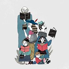 Reading times. Un proyecto de Ilustración tradicional de Judit Canela - 09.11.2017