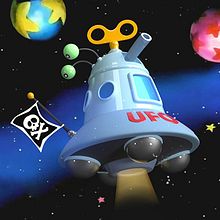 KING NIKOCHA'NS SPACESHIP - Dr. Slump Fanart. 3D project by Fran Valle - 11.10.2017