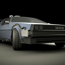 Delorean 3D. 3D, and Automotive Design project by David Fernández Uceda - 11.10.2017