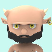 Bull/box. 3D, e Design de personagens projeto de Marcos Rocke Vargas - 12.11.2017