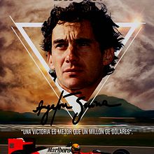 Poster Design Ayrton Senna. Projekt z dziedziny Design użytkownika Ignacio Tenaglia - 11.02.2017