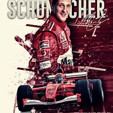 Poster Design Michael Schumacher. Projekt z dziedziny Design użytkownika Ignacio Tenaglia - 12.11.2017