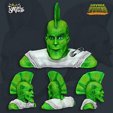 Mi Proyecto del curso: Modelado de personajes en 3D. 3D project by Daniel Carrillo - 11.13.2017