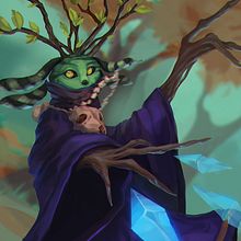 Vir'ava, the Guardian of the Forest . Seni Rupa, Komik, Arahan Seni, Desain, Desain Karakter & Ilustrasi tradisional proyek oleh María Zueva - 05.18.2017