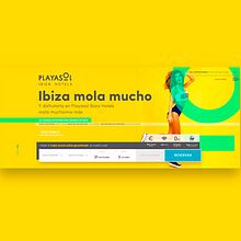 Web Playasol Ibiza Hotels . Un progetto di Web design e UX / UI di Alex Blanco Asencio - 18.11.2017