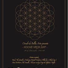 Cartel noche vieja Círculo de bellas artes Ein Projekt aus dem Bereich Design von Belen Bardon Lores - 14.11.2017