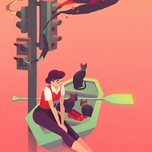 Memory Search. Traditional illustration project by Vlad Gusev - 11.14.2017