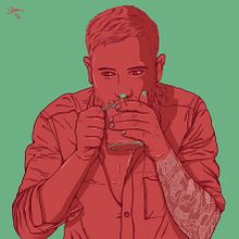 Food Vice. Graphic Design, and Traditional illustration project by Dani Carmona - 11.15.2017