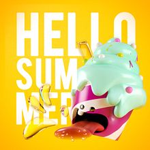 Hello summer! Ein Projekt aus dem Bereich 3D von Litus Tatjé Isart - 30.07.2018