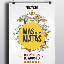 Cartel de fiestas Ein Projekt aus dem Bereich Grafikdesign und Vektorillustration von Silvia Borrás Lecha - 20.07.2015