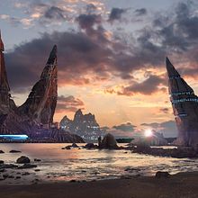 Matte Painting. Graphic Design project by Moisés Salmán Callejo - 11.18.2017