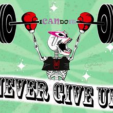 I CAN DO IT! NEVER GIVE UP!. Un proyecto de Bellas Artes, Diseño e Ilustración tradicional de Lara Cuerdo Cabrera - 18.11.2017
