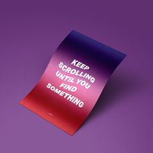 Keep Scrolling. Un progetto di Graphic design di Marta Mena González - 17.09.2017