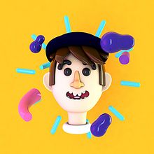 Minimi in 3D. 3D, Character Animation, and Motion Graphics project by Julian Vargas Cataño - 11.22.2017