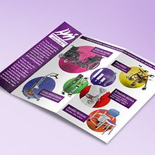 Tríptico ortopedia técnica. Un proyecto de Br, ing e Identidad, Dirección de arte, Diseño editorial y Diseño gráfico de Ventura Peces-Barba - 22.11.2017
