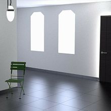 Test 3D luces en sala interior con Blender. 3D project by Fco Javier Morón Vázquez - 11.22.2017
