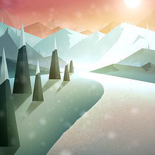 illustration - Winter. Traditional illustration, and Vector Illustration project by Eli Trotta Sanz - 11.22.2017