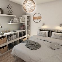 Reforma de una habitación. Un proyecto de 3D, Arquitectura, Arquitectura interior y Diseño de interiores de Albert Palet - 23.11.2017