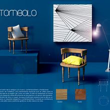 TOMBOLO - silla de madera maciza. Furniture Design, Making & Industrial Design project by Ivanka Moravová - 10.30.2016