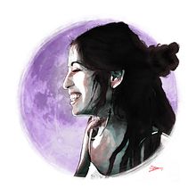 Portraits. Traditional illustration, and Photo Retouching project by Dani Carmona - 11.23.2017