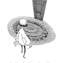 Ilustraciones para Coraline de Neil Gaiman. Editorial Design, and Traditional illustration project by Kry García - 11.01.2017