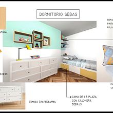 Dormitorio de Niño. Un progetto di 3D di Christany Herrera - 23.11.2017