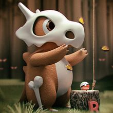 Cubone 3D. 3D project by Rigoberto López Ordóñez - 11.24.2017