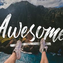 Awesome (Lettering) . Scrisori de Stanley Garcia - 11.24.2017