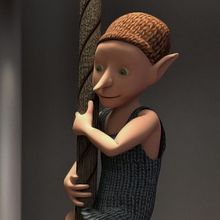 The elf in the light Ein Projekt aus dem Bereich 3D, Animation von Figuren und Design von Figuren von Àlex Chiva Matamoros - 24.11.2017