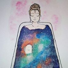 Un baño de estrellas. Un proyecto de Pintura de Yolanda Martínez Méndez - 20.11.2017