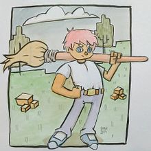 Ilustraciones de personajes propios. Projekt z dziedziny Trad, c i jna ilustracja użytkownika Gonzalo Romero - 26.11.2017