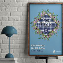 Cartel Fiestas de Basauri 2016. Graphic Design project by Jon Ander Vázquez Merchán - 09.26.2016