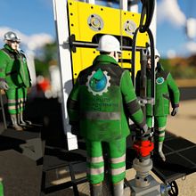Simulación de un Taladro para Industria Petrolera. Un proyecto de 3D, Animación, Arquitectura y Diseño industrial de José L Herrera S. - 27.11.2017
