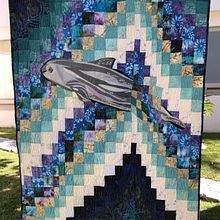 Quilt Artística- Vaquita Marina . Un proyecto de Artesanía de Alejandra Alcántara - 27.11.2017