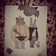 happy halloween !!. Een project van Traditionele illustratie van Angelica Socompi Garcia - 31.10.2017