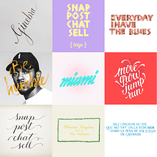 Lettering 2017. Un progetto di Calligrafia, Graphic design e Lettering di Elisa Pérez - 30.11.2017