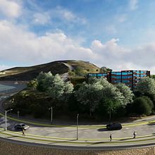 Propuesta Diseño Vial El Morro, Lecheria. Un proyecto de 3D, Animación, Arquitectura y Paisajismo de José L Herrera S. - 27.11.2017