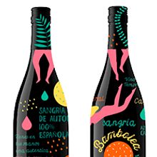 Propuestas para Sangría de autor "Bambolea". Design, Product Design, Graphic Design, Traditional illustration, and Vector Illustration project by Lidia Lobato LLO - 11.01.2017