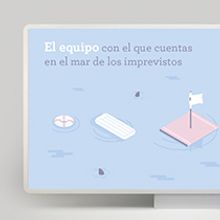 Campaña publicitaria e Ilustraciones corporativas para empresa de seguros. Design, Graphic Design, Traditional illustration, Vector Illustration, Marketing, and Advertising project by Lidia Lobato LLO - 11.03.2017